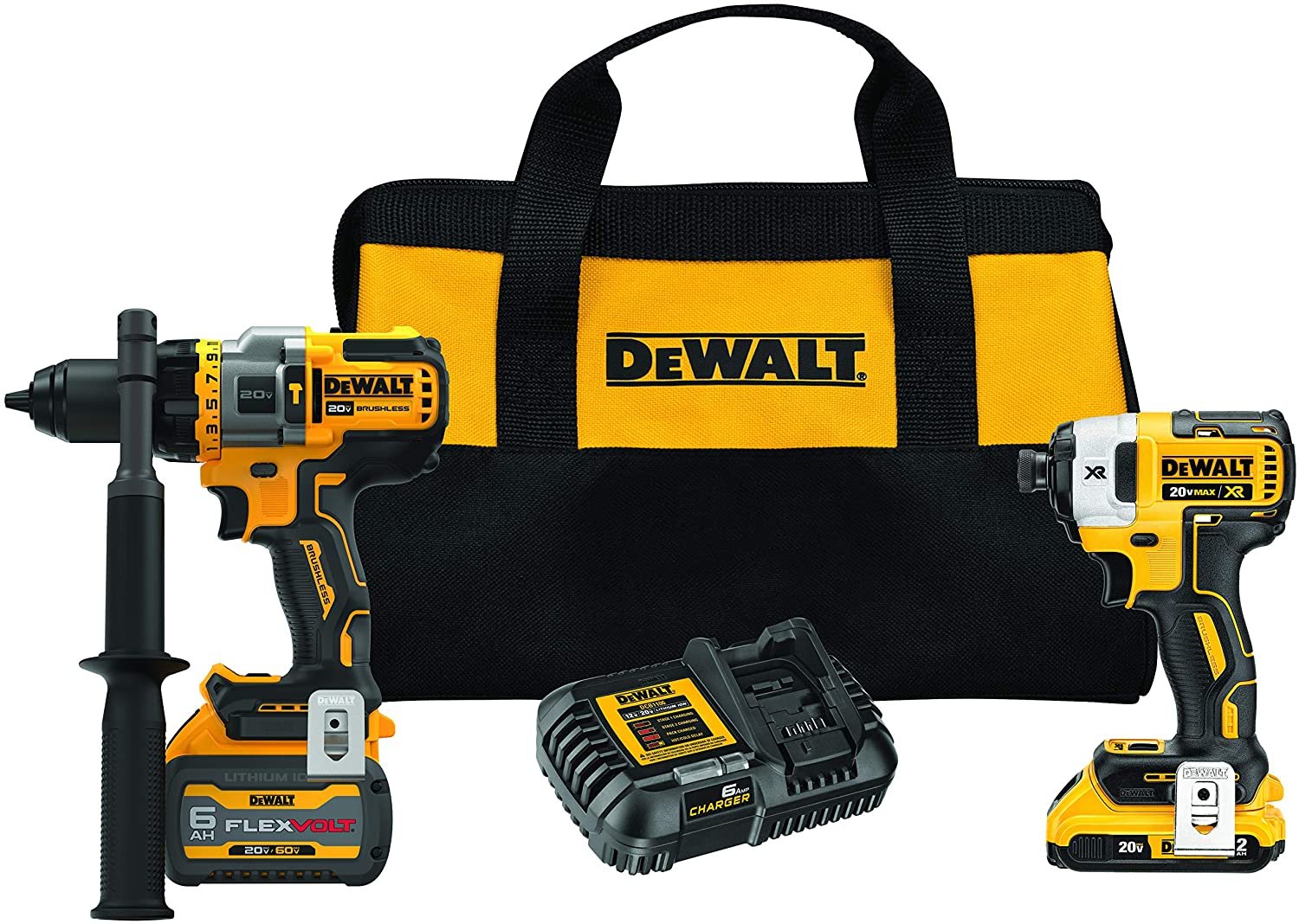 DEWALT FLEXVOLT ADVANTAGE 20V MAX Combo Kit with Hammer Drill & Impact