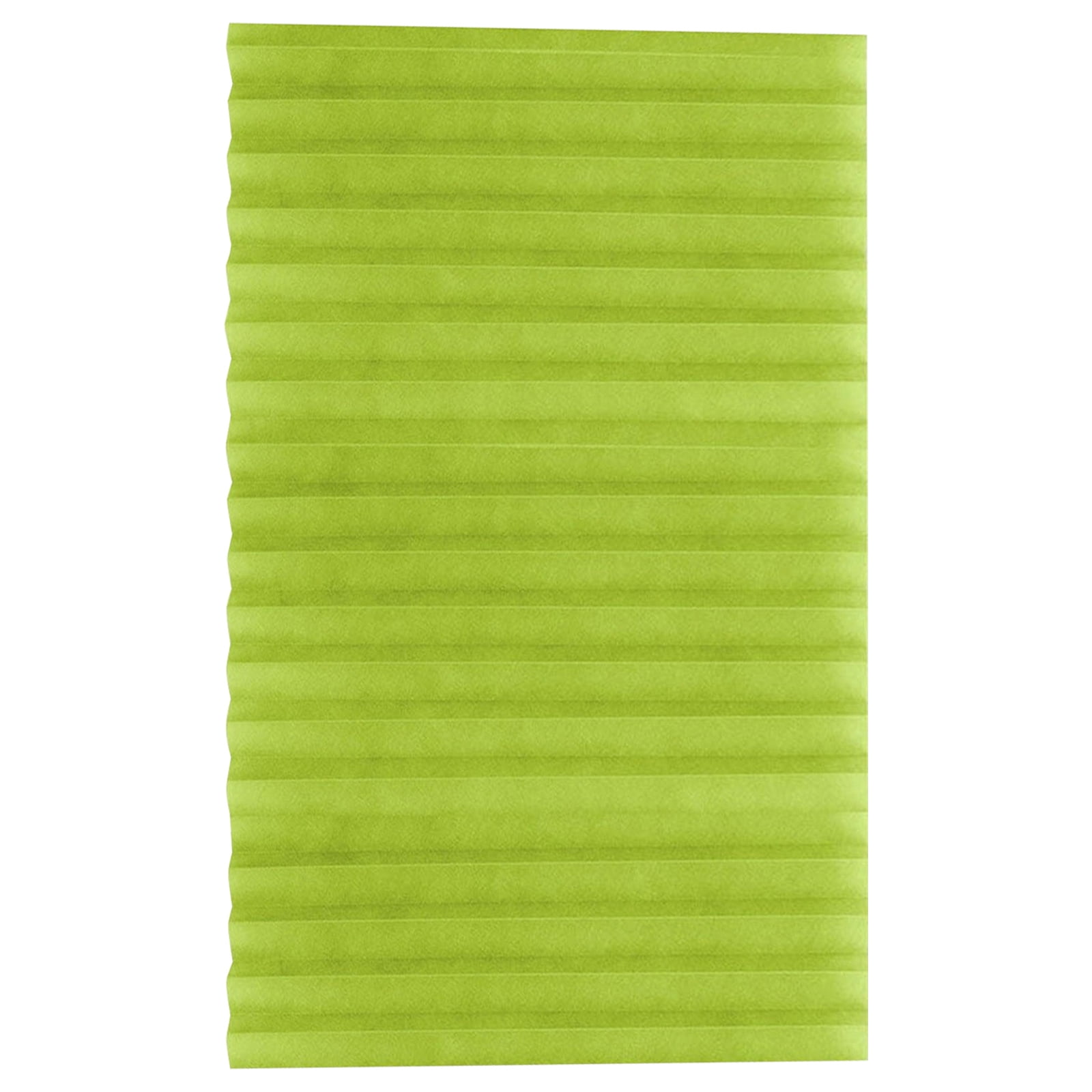 Window Blinds for Home, No Drill Blinds for Windows, Window Shades Pull Down, Mini Blinds for Indoor Windows, Adhesive Pleated Blinds Folding Privacy Curtain Green 23.62x70.87 Inch 1Pcs