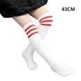 thumbnail image 4 of Sonducket Calcetines de tubo medio Transpirable Algodón puro Buena retención de calor Medias Diseño de rayas Absorbente de sudor para niños Medias tipo 15 Sonducket AP009517-15, 4 of 6