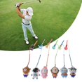 thumbnail image 2 of 20246 piezas de percha de plástico con dibujos animados, anilla antipérdida para tees de golf con correa, 2 of 2