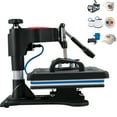thumbnail image 1 of KFFKFF Heat Transfer, Multifunctional 5-in-1 Heat Press 12x15 Device, Accurate Digital Temperature Regulation, Clamshell Design Sublimation Transfer Printer with Quick Warm-up, Vinyl Heat Press, 1 of 9
