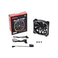 thumbnail image 6 of Enermax SquA 120mm Dual Light Loop RGB LED PWN Case Fan, Addressable RGB Sync Via Motherboard, Plug & Play - Single Pack - Black, UCSQARGB12P-SG, 6 of 6