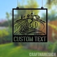 thumbnail image 3 of Craftnamesign Custom Our Vineyard Sign, Garden Sign, Outdoor Vineyard Farm Metal Hanging, 3 of 4