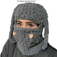 thumbnail image 3 of Womens Winter Beanie Hats OnePieces Knitted Balaclavas Hat Cute Rabbit Hat Skull Neck Circle Scarf Ski Snow Hat Cap white blue, 3 of 4