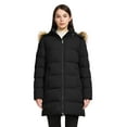 thumbnail image 3 of WenVen Women's Winter Jacket Waterproof Puffer Coat Insulated with Windproof Hood Black M, 3 of 11