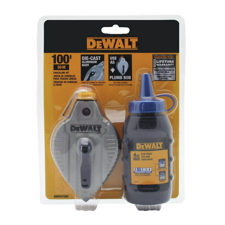 Dewalt DWHT47309L Aluminum Reel with Blue Chalk