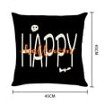 thumbnail image 3 of Housse de Coussin de Fête d'Halloween, Housse de Coussin de Canapé en Lin Imprimé, 3 of 5