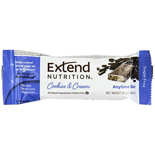 Extend Bar, Cookies & Cream, 1.48 oz. Bars (Pack of 15)