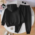 thumbnail image 7 of Zshosam Baby Girls Outfits Girls Clothes Kids Clothes Fall Winter Outfits Hoodie Sweatshirt Pants Clothing Sets Size 3T 4T,(Black 3-4 Years), 7 of 7