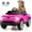 Pink, variant on Licensed Chevrolet Silverado Ride on Car for Kids by OLAKIDS, 12V Battery Powered Electric Vehicle with Shock Absorption, Remote Control, Headlight, Bluetooth, Power Display, USB, Aged 3-8