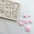 thumbnail image 2 of CLOVERS & HORSESHOES BAKING MOLD FOR CUPCAKES, CAKEPOPS, CHOCOLATE STRAWBERRIES, PRETZELS & RICE KRISPIES, 2 of 2
