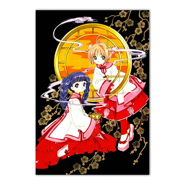 Póster Cardcaptors Sakura Anime Art, 30 x 40 cm, papel de 30 g