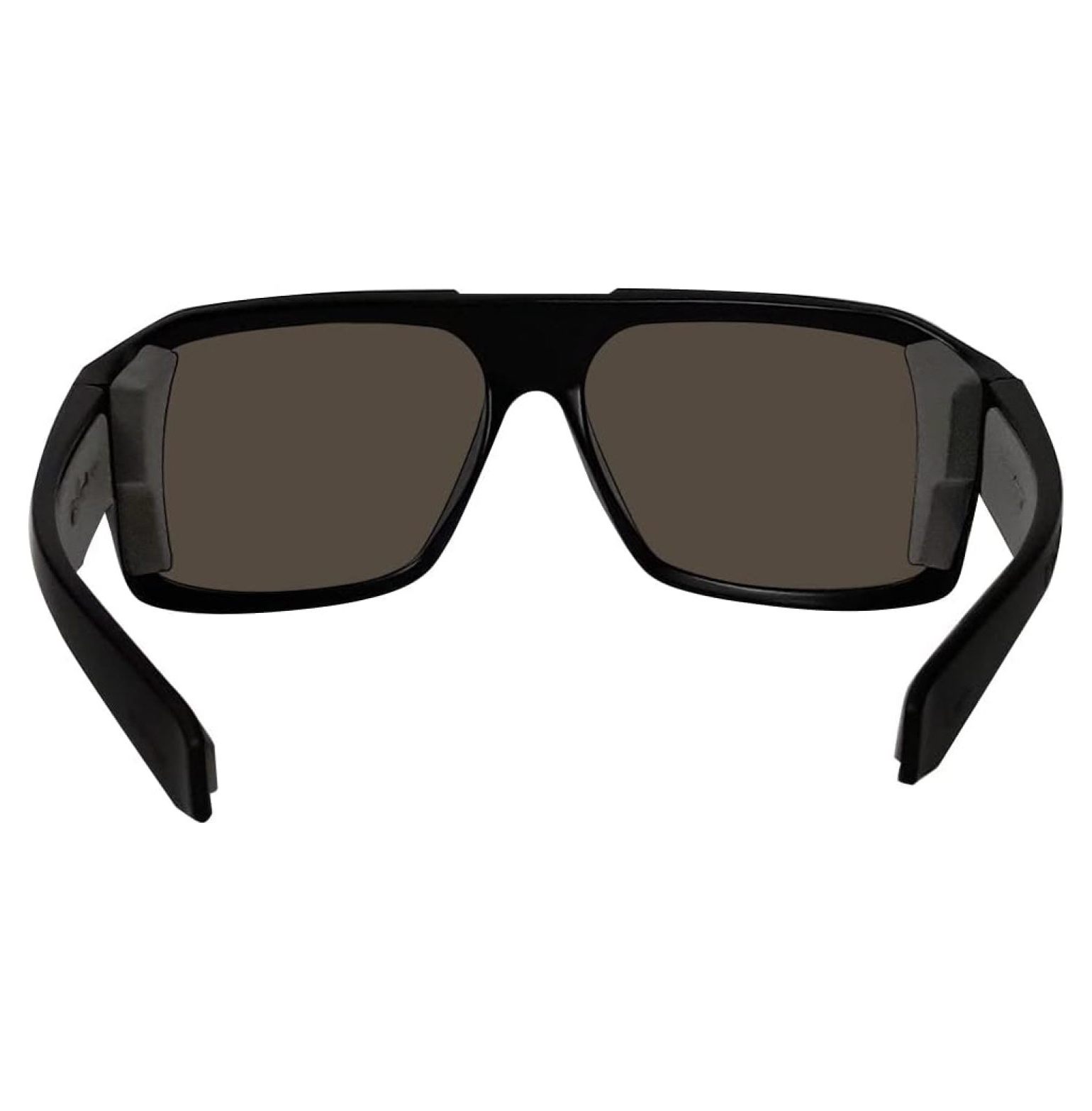 Safety Sunglasses for Men, Matte Black Frame with Ice Blue Safety Sunglass Lens, Gray Foam Non-Slip Lining, Floating Eyewear - M103ICE