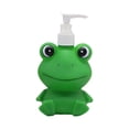 thumbnail image 1 of 1 unidad Dispensador de jabón con diseño de rana mona Botella de loción de encimera con dispensador de baño Botella vacía recargable para champú Gel de ducha Accesorios de baño, 1 of 8