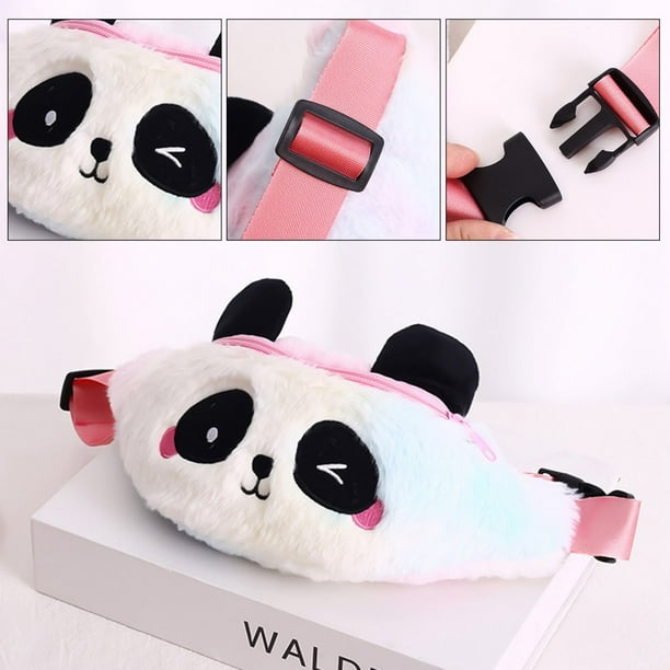 Kids Plush Animal Fanny Pack Panda Print Waist Bag Child Mini Outdoor Belt Bum Bag Girls Casual Crossbody Chest Purse Walmart