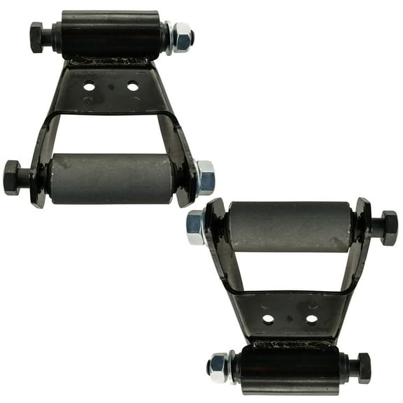 TRQ Rear Leaf Spring Shackle Repair Kit Pair Compatible with F150 F250 Pickup Truck E150 E250 Fits select: 1980-1996 FORD F150, 1980-1997 FORD F350