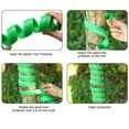 thumbnail image 2 of 4 Pcs Spiral Tree Guard Dual Size Trunk Protector (40cmx5cm/40cmx4cm) for Deer & Rodents, 2 of 9