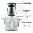 thumbnail image 2 of Procesador de Alimentos You 800W 4 Cuchillas Vidrio 2L Xtellar plateado, 2 of 4