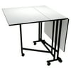 Sullivans Portable Lightweight Locking Storage Sewing Table, Black