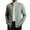 Army Green Sweatshirt fot Men, variant on Men's Chinese Mandarin Collar Jacket Casual Button Down Blazer Coat Light Blue XL