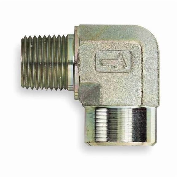 Eaton Aeroquip Hose Adapter,1/4",NPTF,1/4",NPTF 2089-4-4S