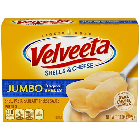 Velveeta Shells &amp; Cheese Jumbo Shell Pasta &amp; Cheese Sauce Meal, 10.1 oz Box