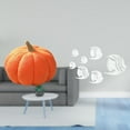 thumbnail image 2 of Dualoai Halloween Pumpkin Plush Sofa Cushion and Acrylic Mirror Fish Wall Decals for Bedroom Bed Room and TV Background Decorative Pillow, 2 of 8