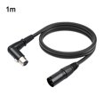 thumbnail image 1 of Bgsha XLR Microphone Extension Cable Adapter 90 Degree 3-Pin for Speakers Recording, 1 of 5