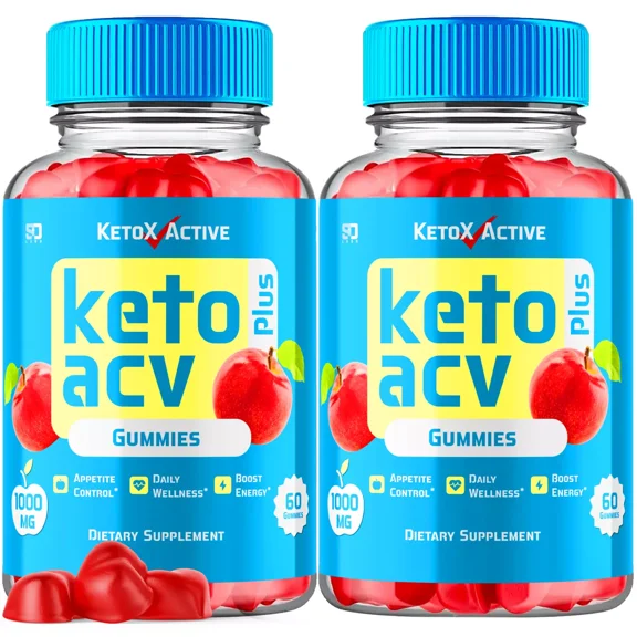 Keto X Active Gummies Supports Advanced Weight Management and Energy (2 Pack)