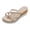 Beige1, variant on Espadrilles for Women Bow Slide Sandals Strappy Wedge Platform Heels Casual Summer Dressy Flip Flops Beige2 Size 10