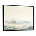 thumbnail image 2 of Designart "Tranquil Mountain Majesty I" Landscape Mountains Floater Framed Wall Art Prints, 2 of 5