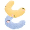 thumbnail image 4 of PAMINGONO 2Pcs Yellow U Shaped Cat Pillow for Cat Owners and U Shaped Cat Pillow for Playtime, 4 of 8