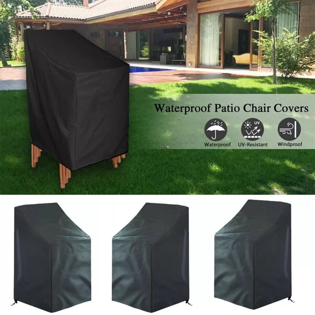 Mosiee Housses de Chaise Durables et Imperméables pour Meubles de Patio Extérieur