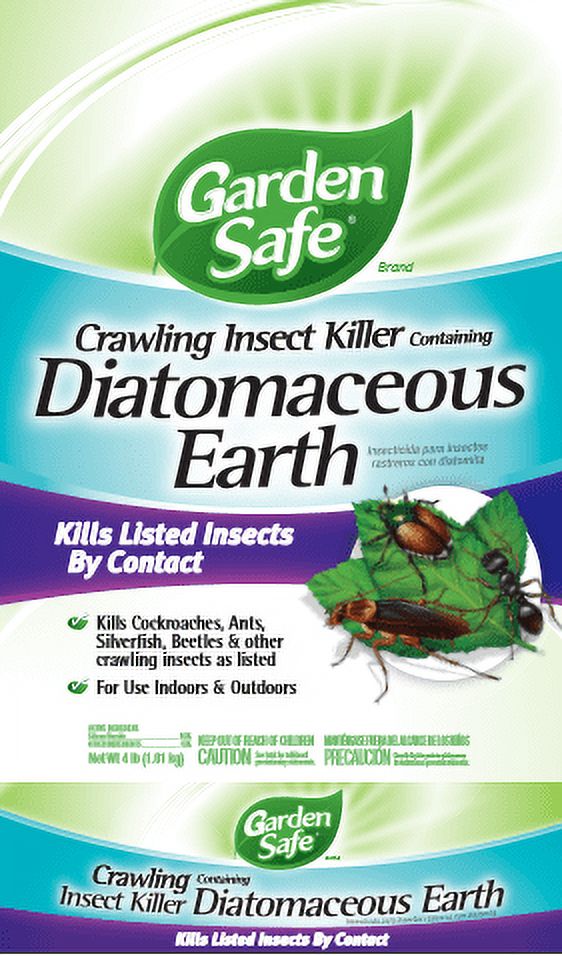 Garden Safe Diatomaceous Earth Crawling Insect Killer, 4 lb Bag - image 4 of 8