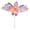 Pink Dragonfly, variant on Dserhfy Lantern DIY Kit Self Assembly Butterfly Dragonfly Lantern Handheld Festival Lantern with Stick for New Year Party Decoration Kids Gift