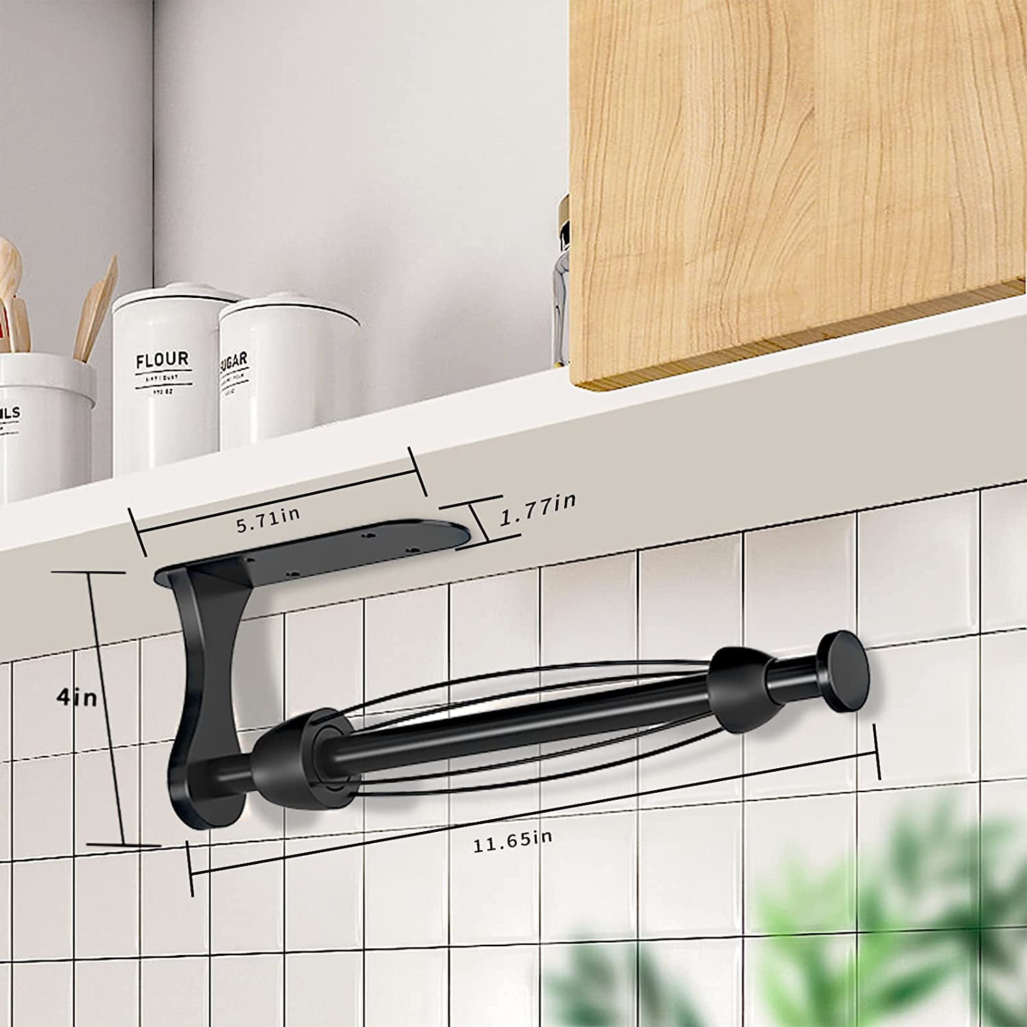 Real Solutions for Real Life Under Cabinet Paper Towel Holder RS