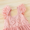thumbnail image 4 of StylesILove Baby Toddler Girls Embroidered Eyelet Tulle Dress Princess Girl Ruffle Crisscross Sun Dress Outfit (18-24 Months, Pink), 4 of 7