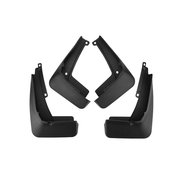 Mudguards For Volkswagen ID.4X 2021-2024 Accessories, 4Pcs No Drilling Mudflaps, Front And Rear Splash Guards-black