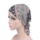 thumbnail image 2 of Mujeres India musulmana turbante elástico estampado algodón sombrero cabeza bufanda abrigo, 2 of 2