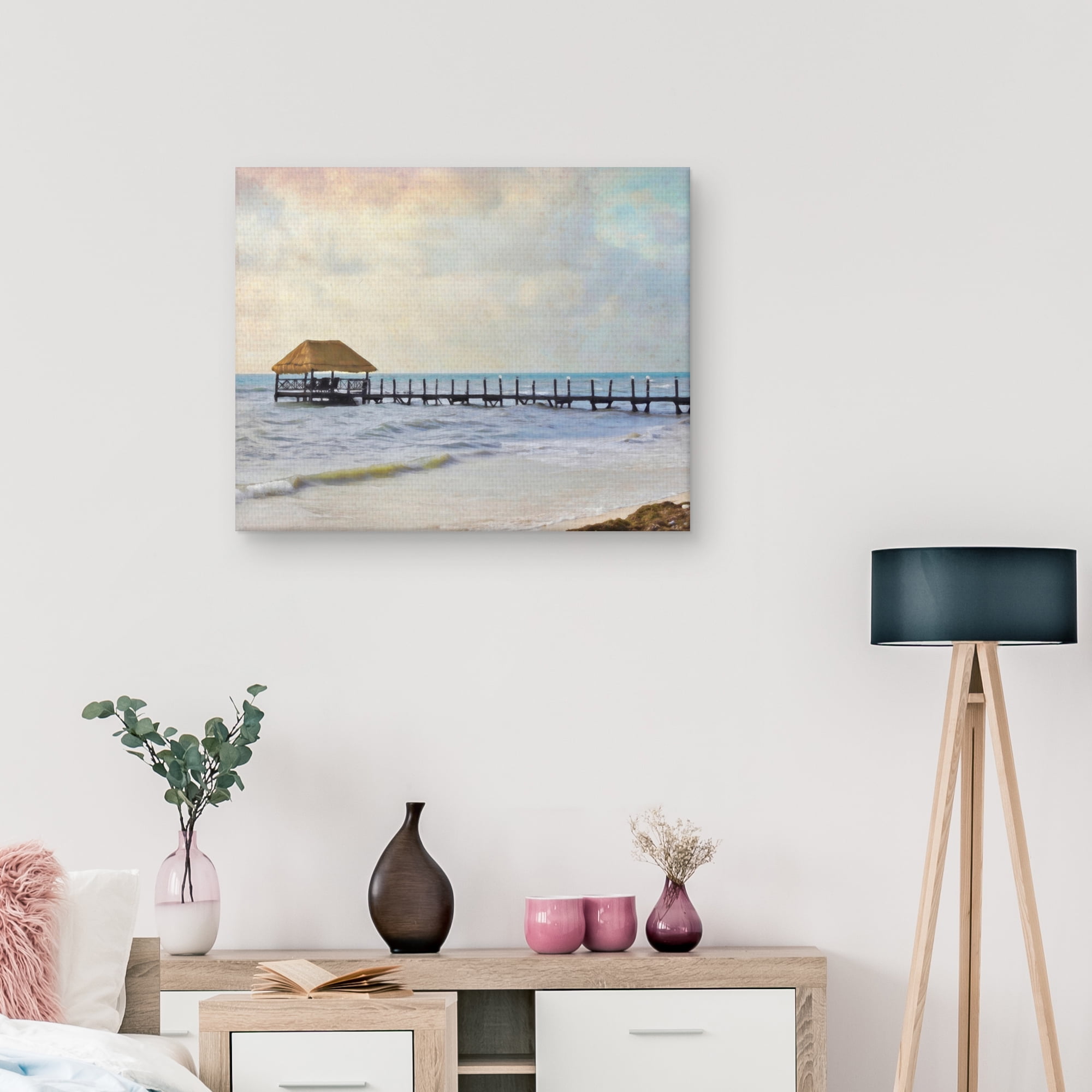 Paradise Pier by Graffi-tee Studio Canvas Art