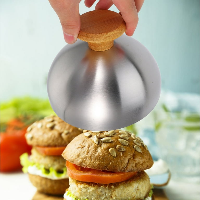 HOMEMAXS Cheese Melting Dome Dome Food Cover 14.00X14.00X9