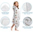 thumbnail image 7 of Ballet Princess Pattern Hooded Bath Towel，60"x35" for Ages 3 To 12 Kids, Quick Dry Lightweight Soft Microfiber Hood Beach Towel Cover Up for Kids, 7 of 7