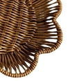 thumbnail image 4 of Cesta de ratán sintético tejida para pan, ideal para mesa de comedor, bodas y fiestas. 28cmx4cm, 4 of 9