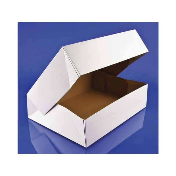 (Price/Case)Southern Champion Automatic White Doughnut Box 12.5x9 3/8x3.25 125ct, 817207