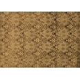 thumbnail image 1 of Ahgly Company Indoor Rectangle Abstract Brown Modern Area Rugs, 3' x 5', 1 of 4