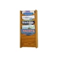 thumbnail image 2 of Safco - Literature holder - wall mountable - 5 compartments - for  - medium oak, 2 of 2