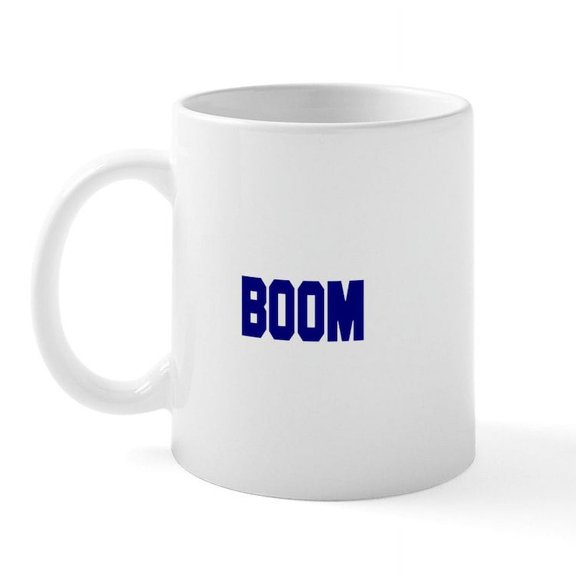 CafePress - Boom Mug - 11 oz Ceramic Mug - Novelty Coffee Tea Cup