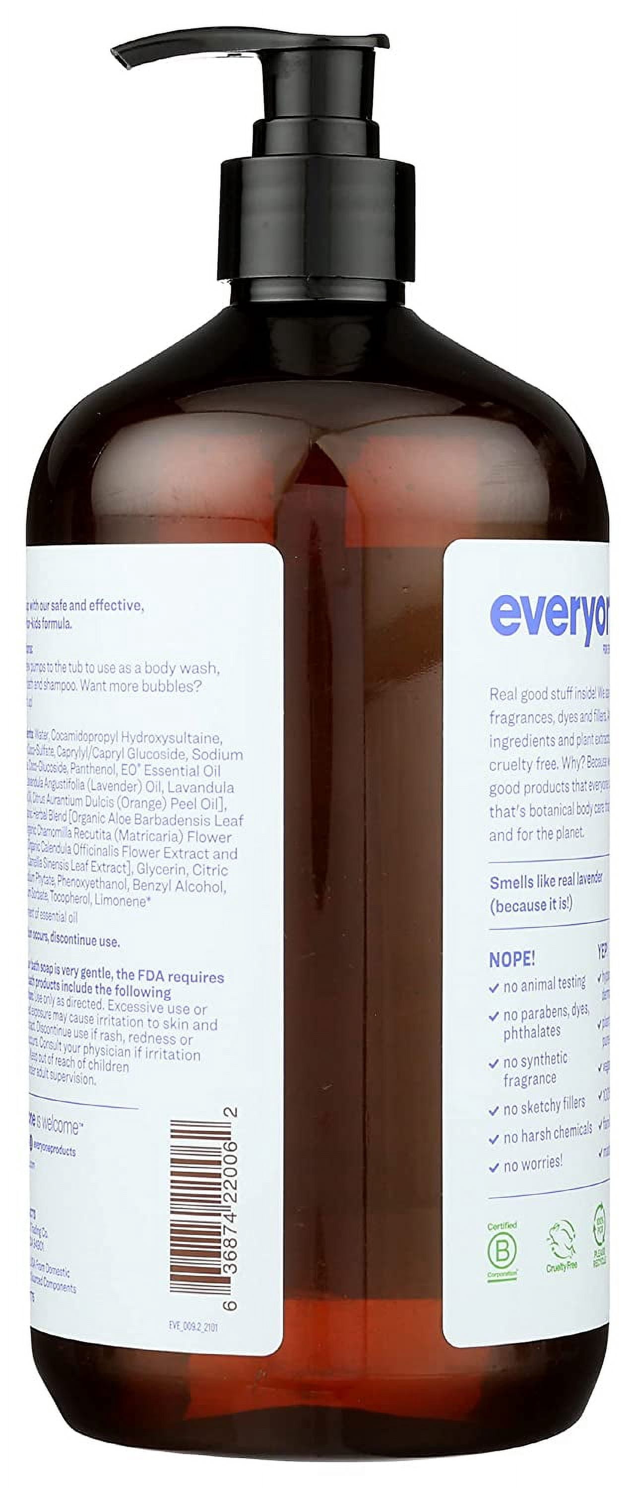 Everyone Kids Soap Lavender Lullaby 32 fl oz Pack of 3