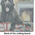 thumbnail image 3 of Newfoundland Cozy Christmas Glass Cutting Board Large 12 in x 15 in, 3 of 5