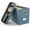 Dark-blue(Standard), variant on File Organizer Box with Lid, Hanging Filing File Box with Mesh Pocket, Document Organizer Box for Letter Files, Portable Storage Box with Smooth Sliding Rail for Office&Home (1 PCS, Dark-blue)